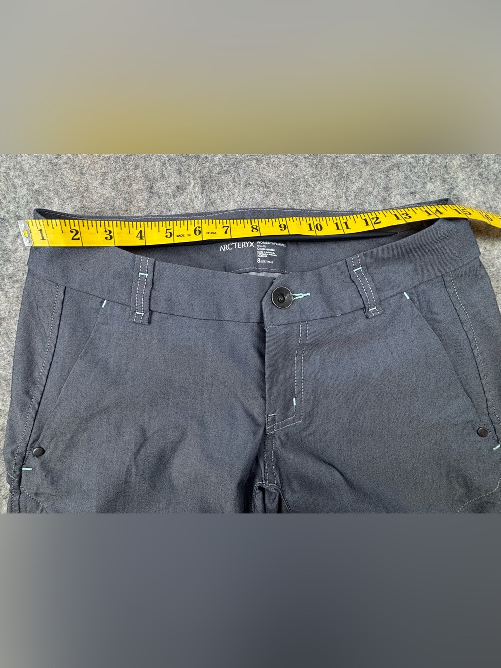 Arc'teryx | A2B Commuter Pants | Gray | Trim Fit | Women's Size 8 - Picture 8 of 10